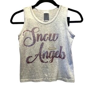 VAS Cheer Snow Angels Cheerleading Team Tank Top Size Youth Small